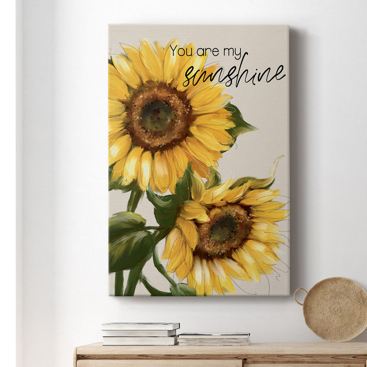 Trinx You Are My Sunshine On Canvas Print Wayfair Canada